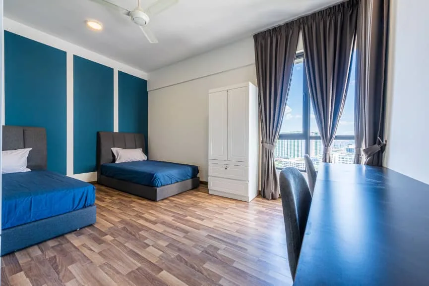 2 Single Bed with Private Bathroom Riverville Residences b5ba7998 - RoomGrabs