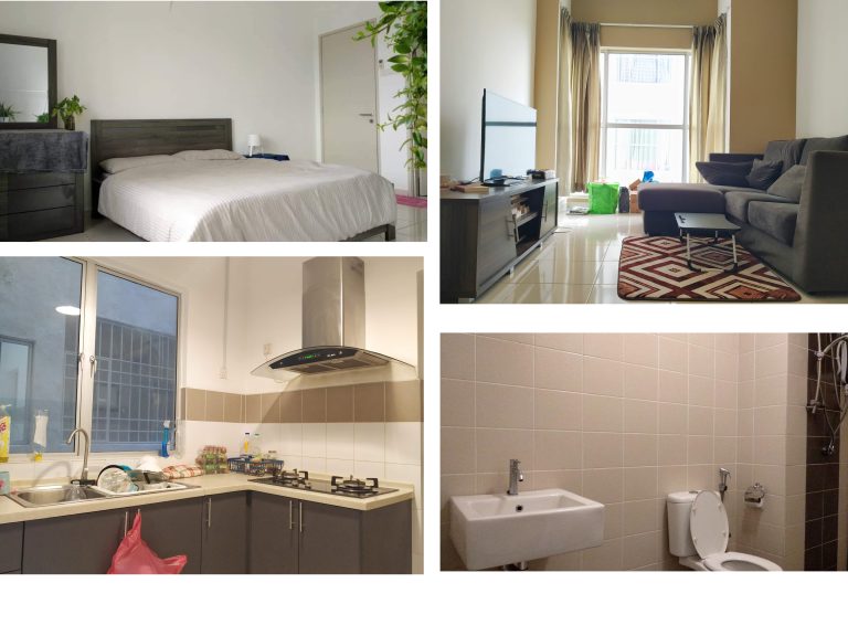 Huge private bathroom, Walk 5 mins to MRT, Queen bed. 3 W69 Master Collage 6a0e9918 - RoomGrabs