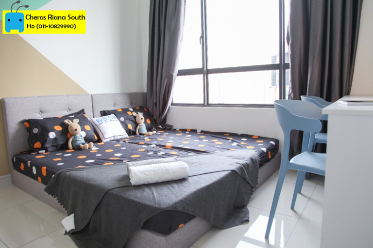 Master room with bathroom at Cheras, Riana South Condo 3 1 9eefc2c6 - RoomGrabs