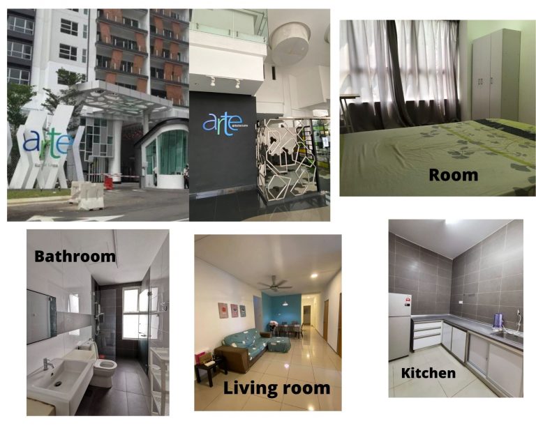 (MasterRoom to let) Arte Condominium Kuchai Lama 3 Blank 1 Panel Landscape Comic Strip 0669cca1 - RoomGrabs
