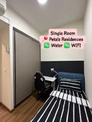 π WIFI π Water Bill Single Room at Petalz Residences 3 FB IMG 1695853729639 - RoomGrabs
