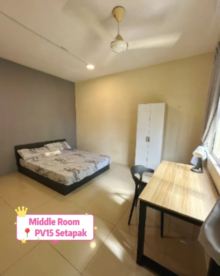 Cozy & Lovely Fully Furnished Middle Room at PV15 Setapak 3 IMG 20240418 191523 118 - RoomGrabs