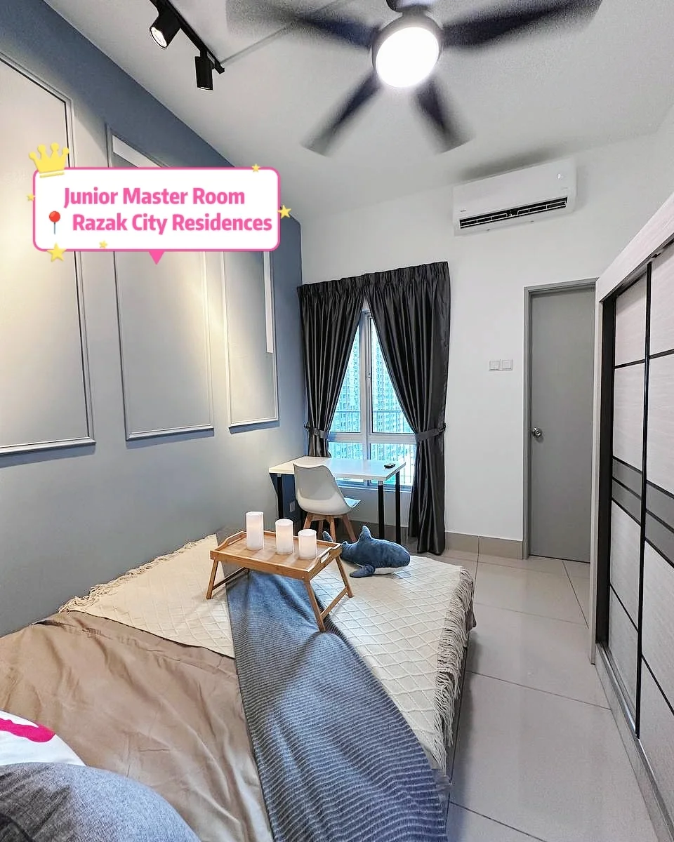 Low Deposit‼️ Junior Master Room At Razak City Residences | RoomGrabs