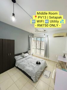 RM750 ONLY | Spacious Middle Room | PV13 Setapak