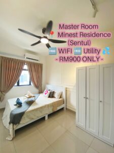 Minest Residence | Sentul | Brand New| Master Room