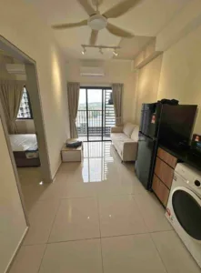 Fully furnished studio unit