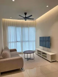 Fully furnished studio unit for rent in Seri Maya Condominium