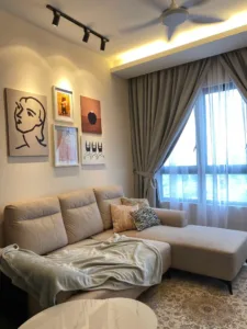 Fully furnished studio at Melaka Garden City Straits Condominium
