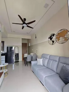 Well furnished studio for rent in Jesselton Twin Towers