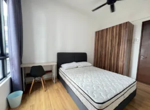 Studio bedroom with bath for rent at Awana Puri Condominium