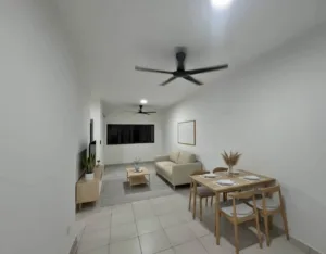 Furnished bedroom with a private bathroom for rent in Jendela