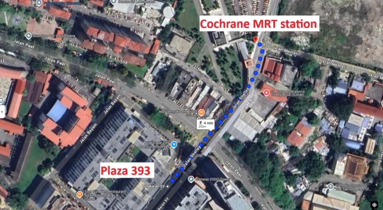 Plaza 393 to MRT | RoomGrabs