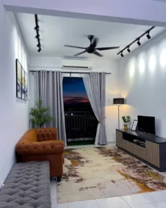 1 bedroom 1 bathroom fully furnished for rent@City Gardens Condominium