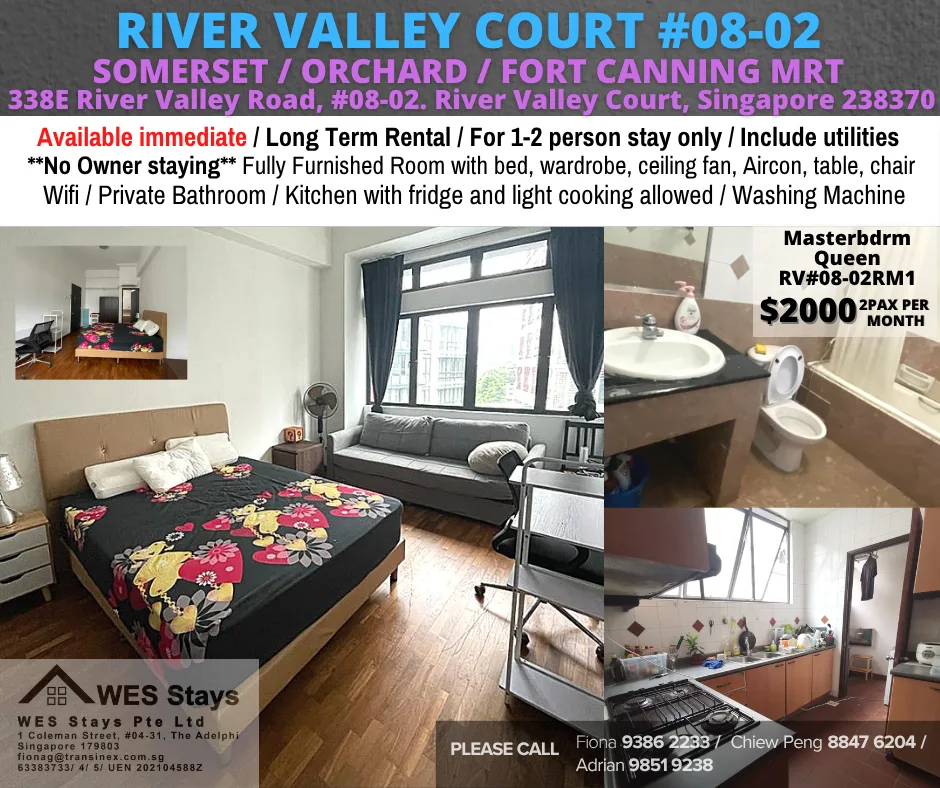 ROOM FOR RENT RIVER VALLEY COURT 6 IMMEDIATELY RV08 02RM1 2000 2 | RoomGrabs