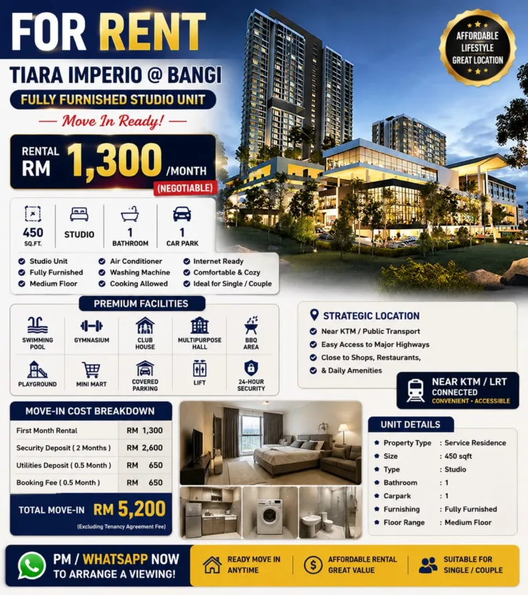 FOR RENT | TIARA IMPERIO @ BANGI 3 WhatsApp Image 2026 06 19 at 3.47.10 PM | RoomGrabs