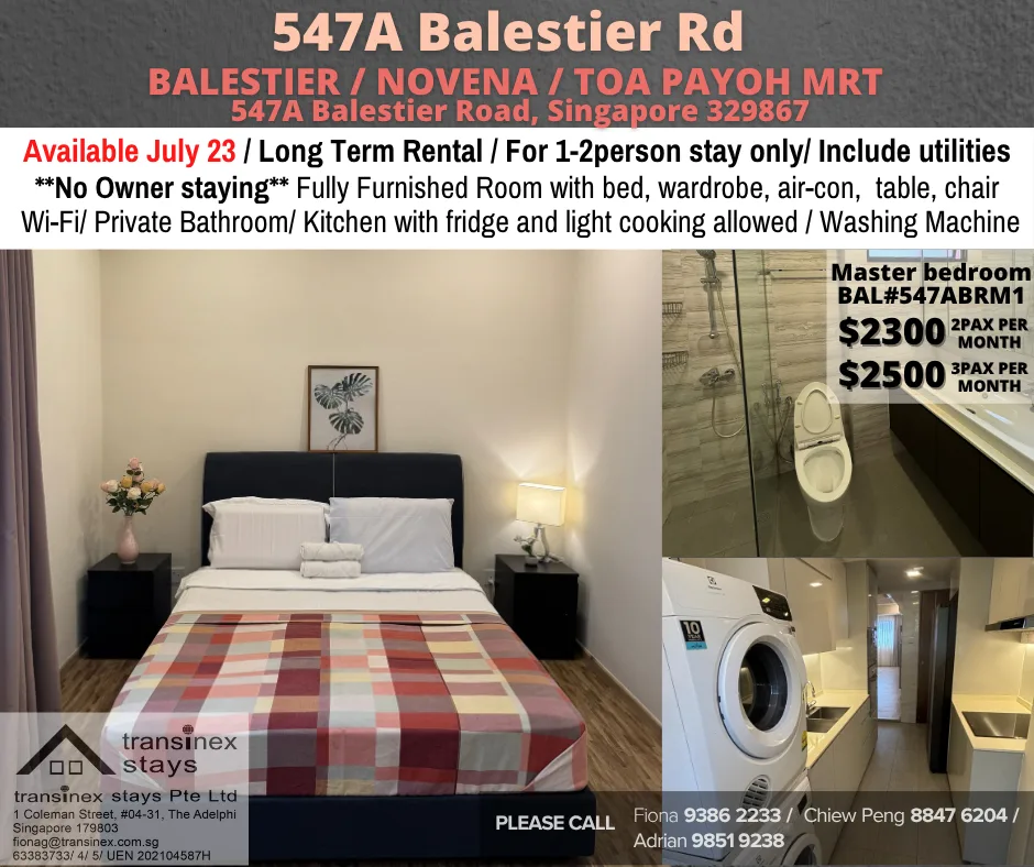 Room for rent - Available 23 July 2 July 23 BAL547ARM1 2300 2 pax 2500 3 | RoomGrabs