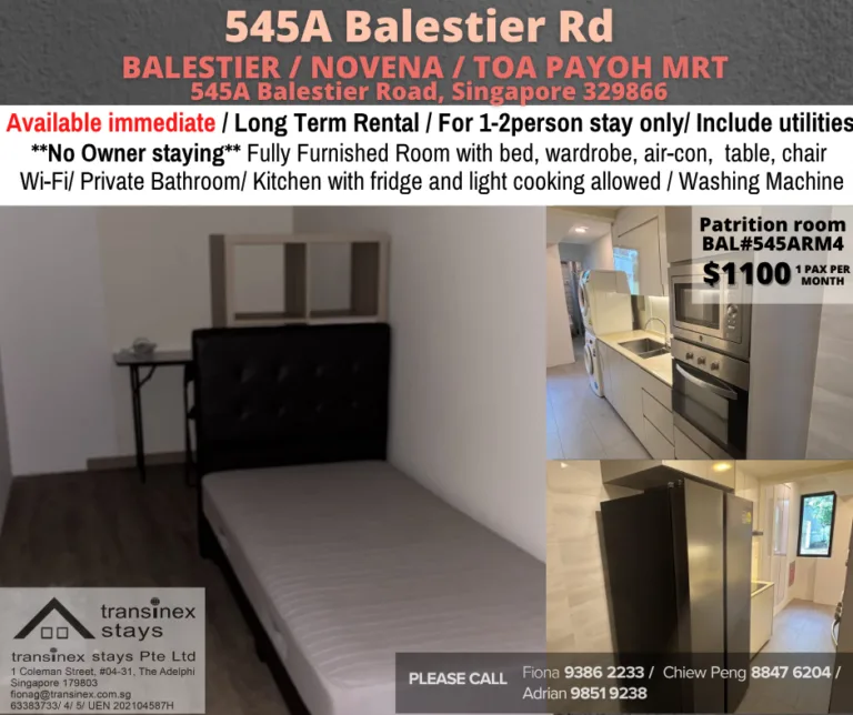 IMMEDIATELY BAL545ARM4 1100 1 pax | RoomGrabs