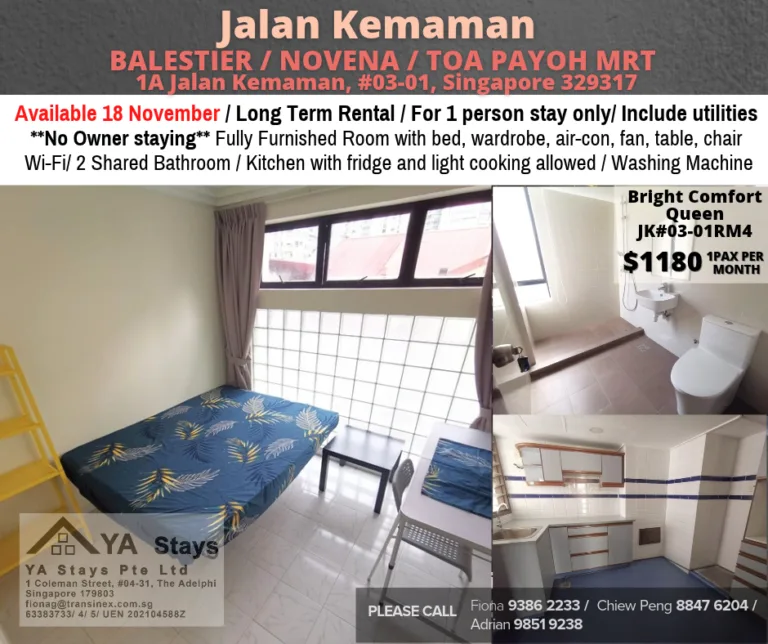 IMMEDIATE JK03 01RM4 1180 1 pax | RoomGrabs